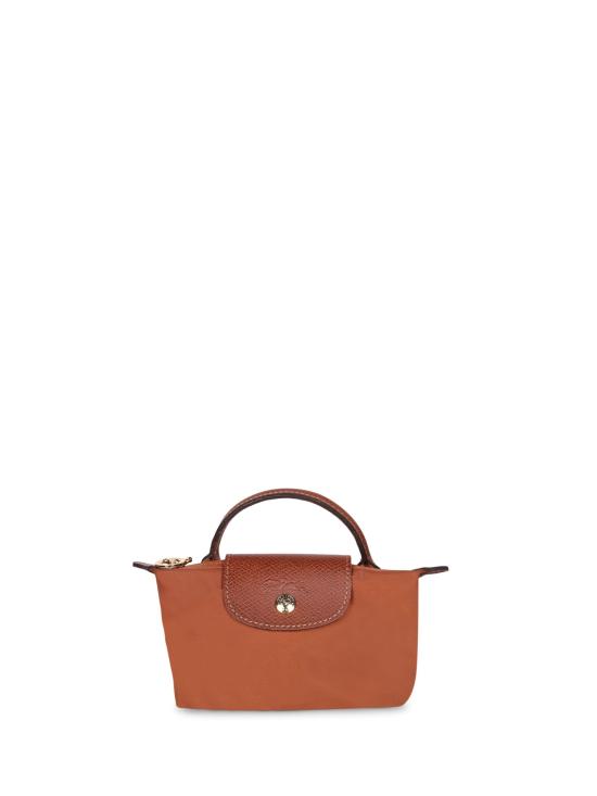 26SS 롱샴 르 플리아쥬 오리지널 핸들 파우치 34175089 504 Brown