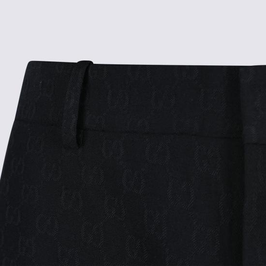  구찌 스트레이트 팬츠 팬츠 블랙 - GUCCI