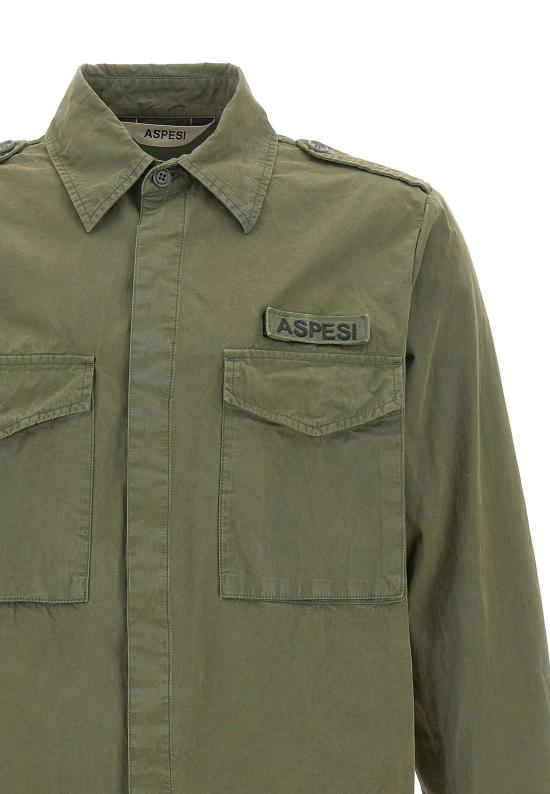 26SS 아스페시 긴팔 셔츠 S6ACE10G178 85393 Green - ASPESI