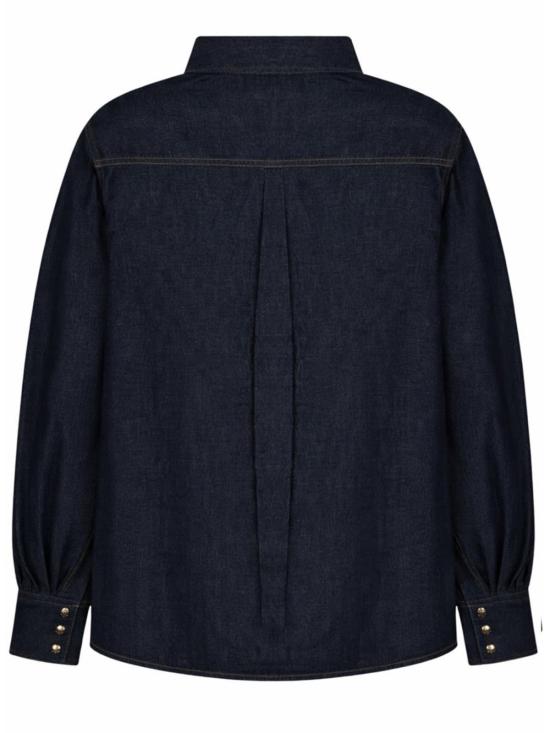  셀린느 셔츠 코튼 데님 셔츠 블루 - CELINE