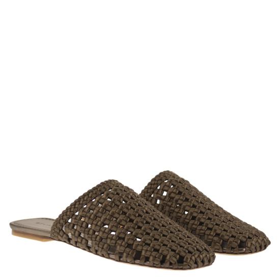 26SS 스튜어트 와이츠먼 뮬/슬리퍼 SN710 OLIVE - STUART WEITZMAN