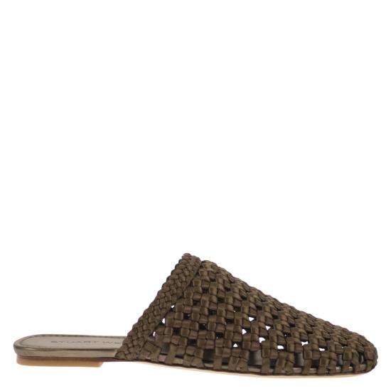 26SS 스튜어트 와이츠먼 뮬/슬리퍼 SN710 OLIVE