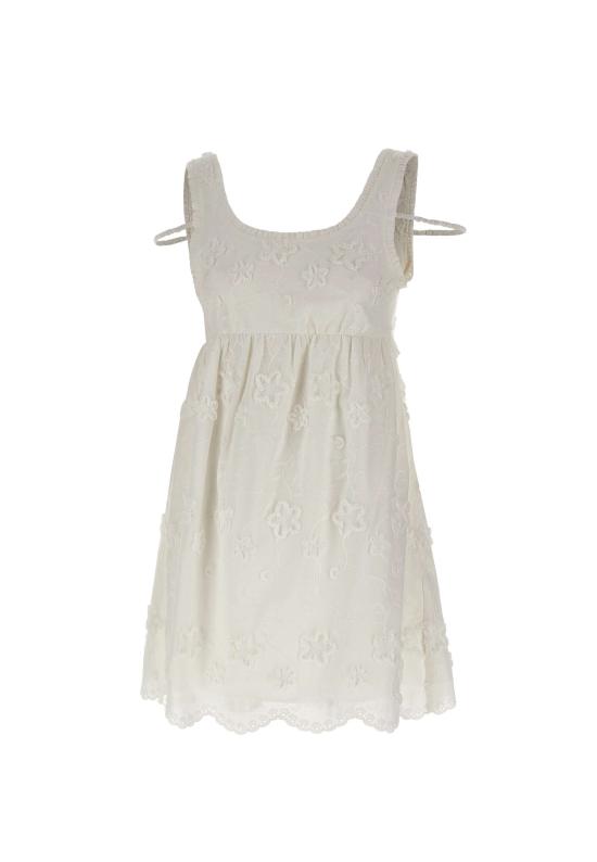 26SS 더 가먼트 미디 원피스 22432 001 White