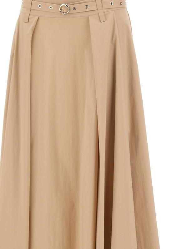 26SS 리우조 미디 스커트 CA6274T297A P9574 Beige - LIU JO