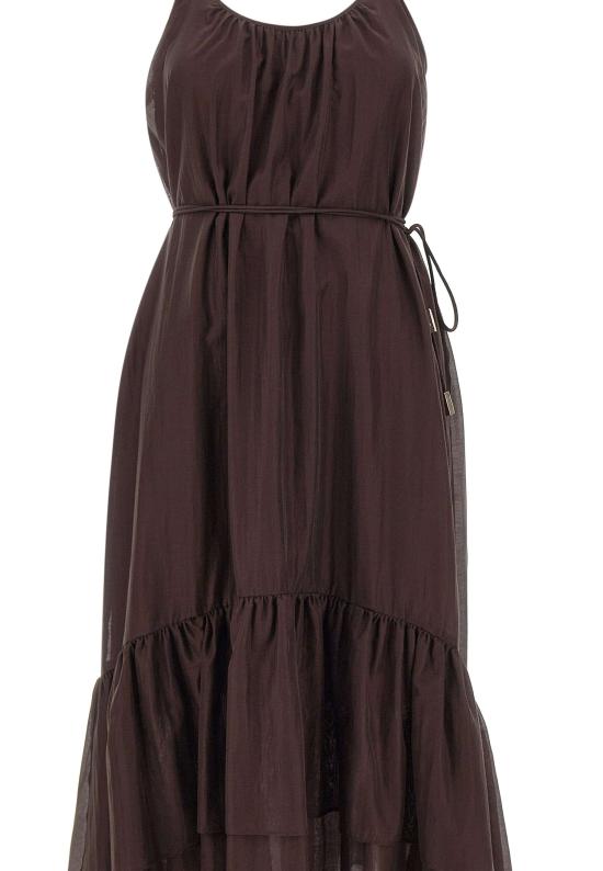 26SS 리우조 미디 원피스 CA6315T435A P9646 Brown - LIU JO