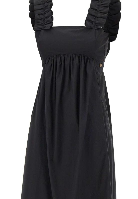 26SS 리우조 미디 원피스 CA6278TS246 22222 Black - LIU JO