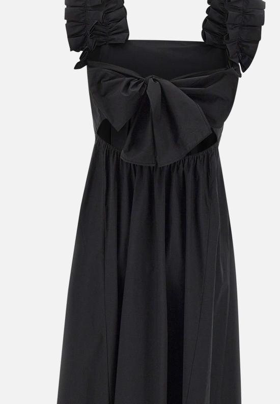 26SS 리우조 미디 원피스 CA6278TS246 22222 Black - LIU JO