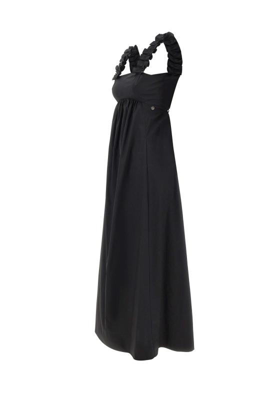 26SS 리우조 미디 원피스 CA6278TS246 22222 Black - LIU JO