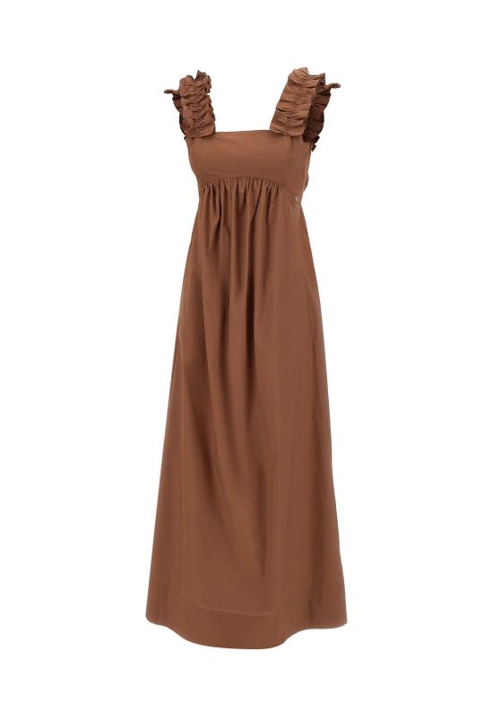 26SS 리우조 미디 원피스 CA6278TS246 09032 Brown