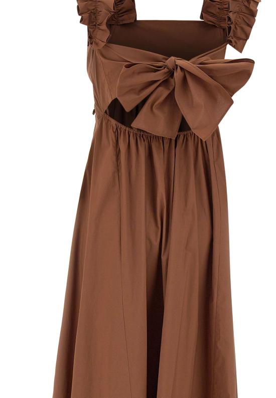 26SS 리우조 미디 원피스 CA6278TS246 09032 Brown - LIU JO