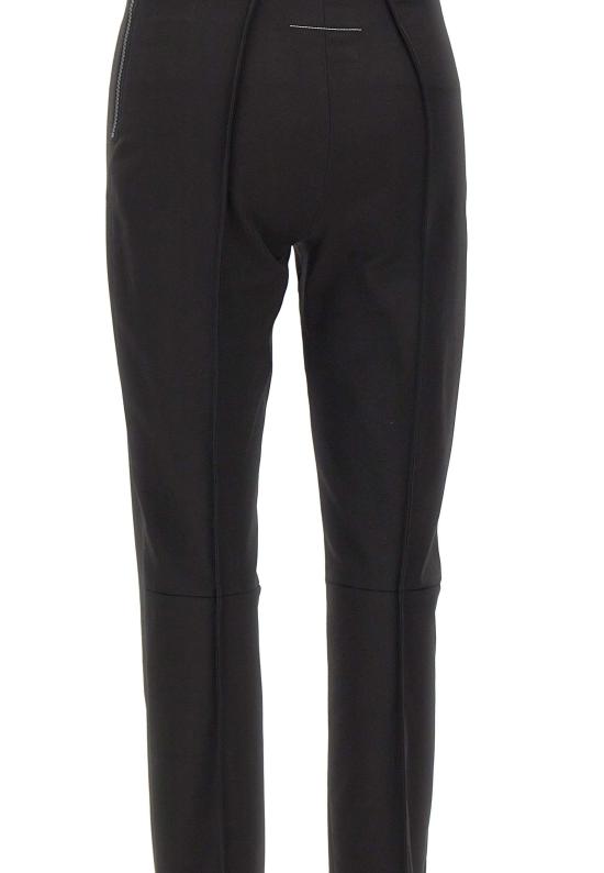 26SS MM6 메종마르지엘라 스트레이트 팬츠 S62KB0258 M35878900 Black - MM6 MAISON MARGIELA