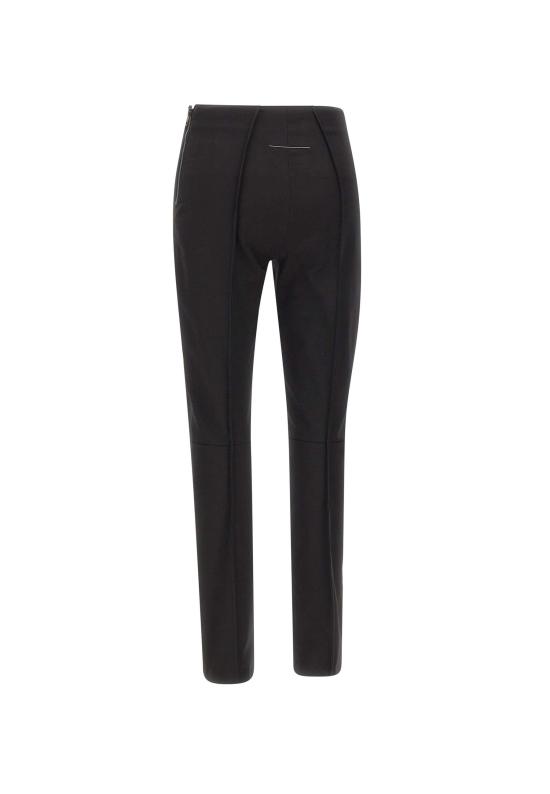 26SS MM6 메종마르지엘라 스트레이트 팬츠 S62KB0258 M35878900 Black - MM6 MAISON MARGIELA