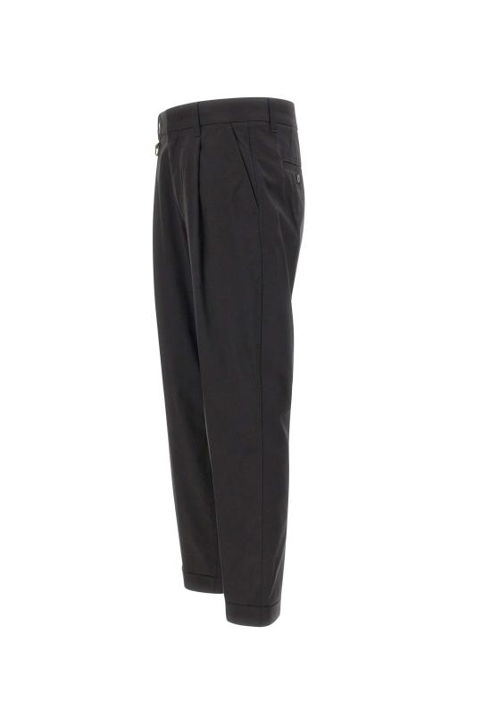 26SS 파올로페코라 스트레이트 팬츠 B1250199 9000 Black - PAOLO PECORA