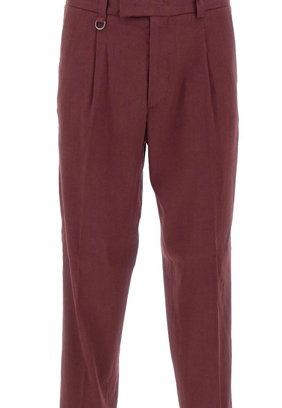 26SS 파올로페코라 스트레이트 팬츠 B1263632 4469 Red - PAOLO PECORA