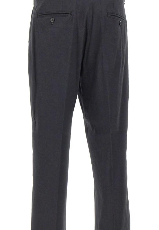 26SS 파올로페코라 스트레이트 팬츠 B1263632 9000 Black - PAOLO PECORA