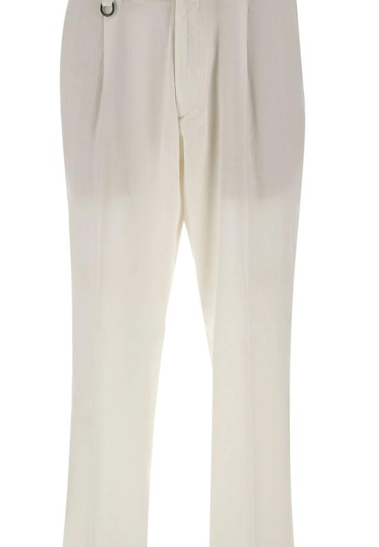 26SS 파올로페코라 스트레이트 팬츠 B1263632 1102 White - PAOLO PECORA