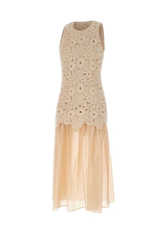 26SS 리우조 미디 원피스 CA6362J8100 P9649 Beige