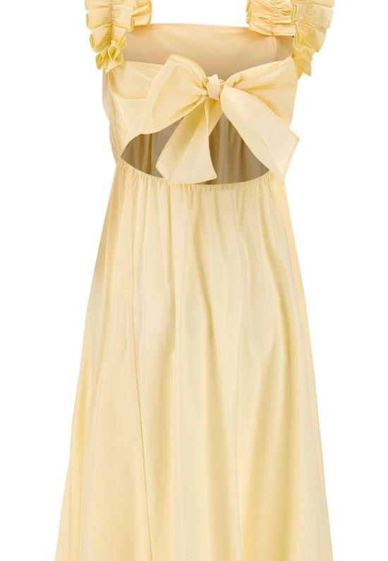 26SS 리우조 미디 원피스 CA6278TS246 P9640 Yellow - LIU JO