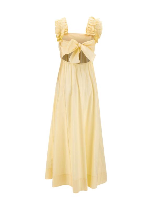 26SS 리우조 미디 원피스 CA6278TS246 P9640 Yellow - LIU JO