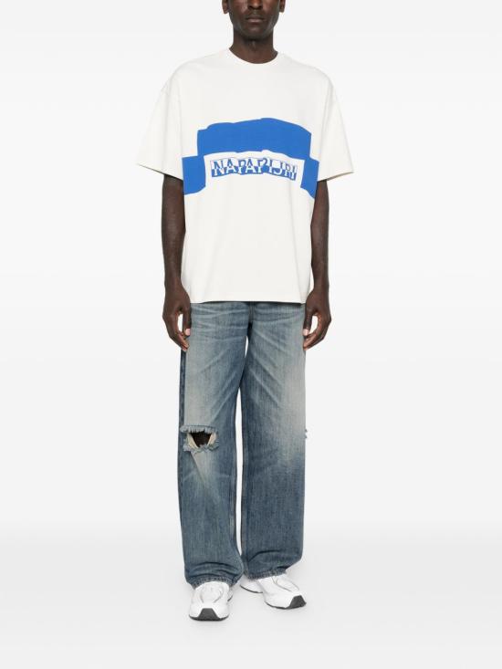 26SS 나파피리 반팔 티셔츠 NP0A4HAT N1A1 White whisper - NAPAPIJRI