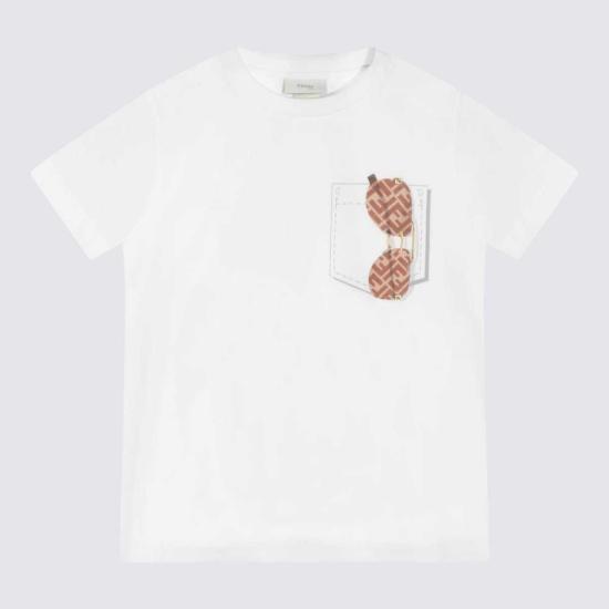  [키즈] 펜디 티셔츠 키즈 코튼 티셔츠 제소