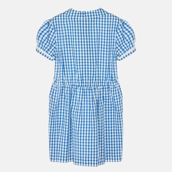  [키즈] 구찌 원피스 아동용 블루 코튼 드레스 (아주르/화이트/믹스) - GUCCI