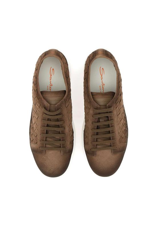 26SS 산토니 스니커즈 MBCD22171BARTIST M21 BROWN - SANTONI