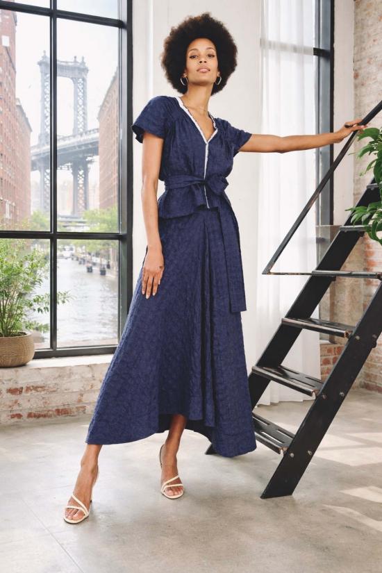  예세이트 롱 원피스 예사엣 말렛 탑