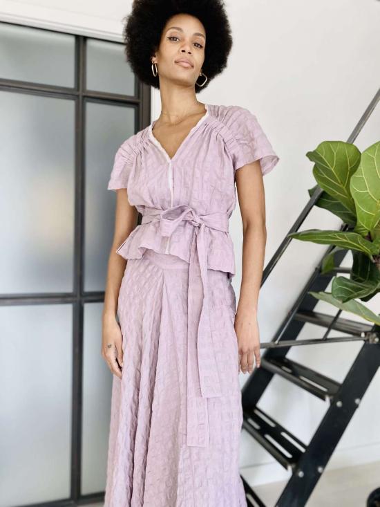  예세이트 롱 원피스 예사엣 말렛 탑 - YESAET