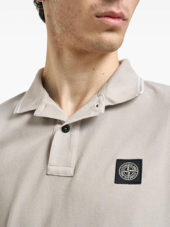 26SS 스톤 아일랜드 폴로 티셔츠 L1S15 2200010 S0018 V0061 PEARL GRAY DOM - STONE ISLAND