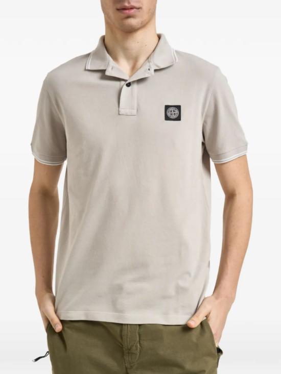 26SS 스톤 아일랜드 폴로 티셔츠 L1S15 2200010 S0018 V0061 PEARL GRAY DOM - STONE ISLAND