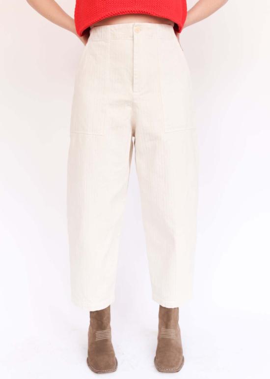  샤이나 모트 크롭 팬츠 페인터 팬츠