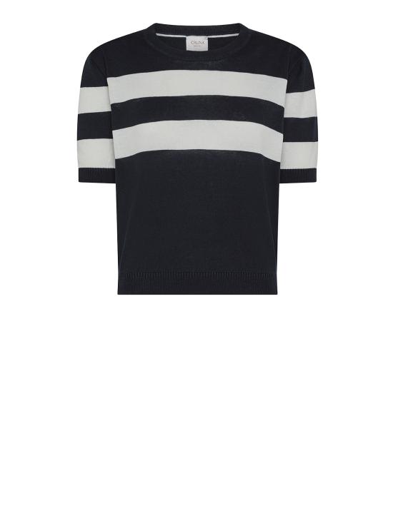 26SS 크루나 반팔 티셔츠 MILA 2655511 102 NOTTE BURRO