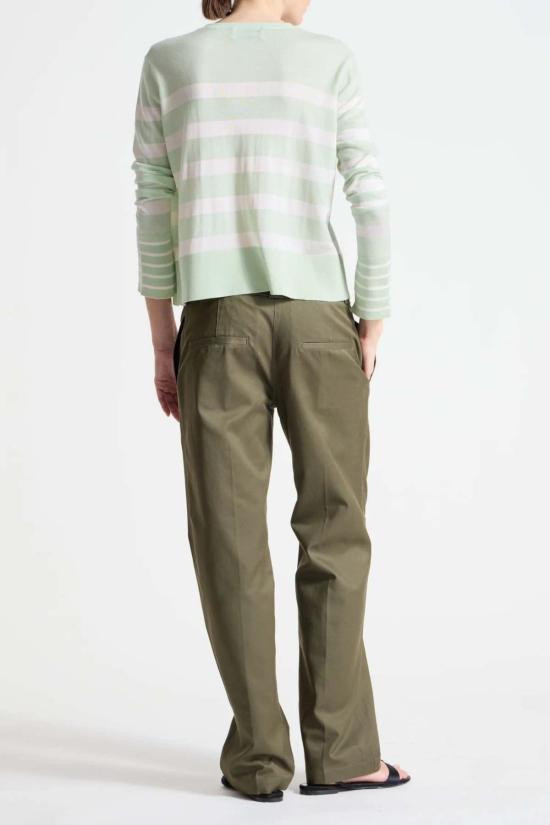  세인트 아트 뉴욕 스웨터 오데트 스트라이프 니트 - SAINT ART NEW YORK