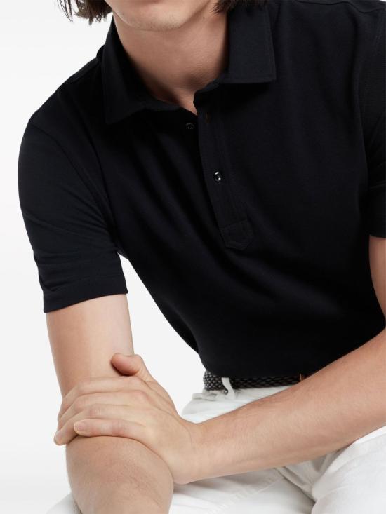  브루넬로 쿠치넬리 폴로 티셔츠 ME8543936 C101NERO - BRUNELLO CUCINELLI