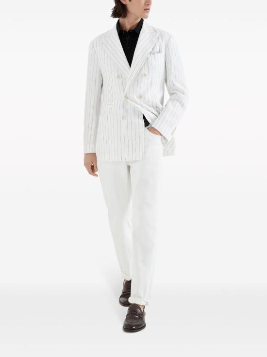  브루넬로 쿠치넬리 폴로 티셔츠 ME8543936 C101NERO - BRUNELLO CUCINELLI