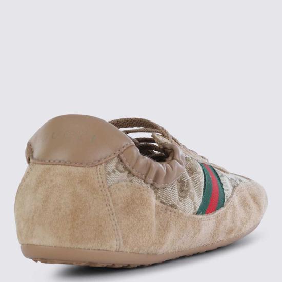  구찌 스니커즈 가죽  베이지 - GUCCI