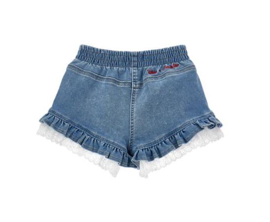 26SS [키즈] 모나리자 데님 숏팬츠 39G409 7017 0062 Blue - MONNALISA