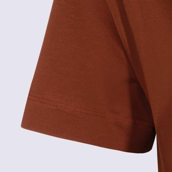  브루넬로 쿠치넬리 반팔 티셔츠 Brunello Cucinelli 코튼 티셔츠 - BRUNELLO CUCINELLI