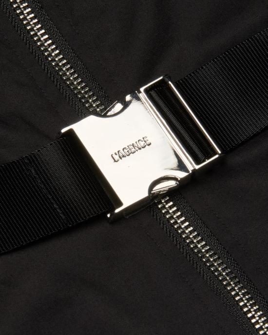  라장스 롱 원피스 리마 드레스 블랙 - L'AGENCE