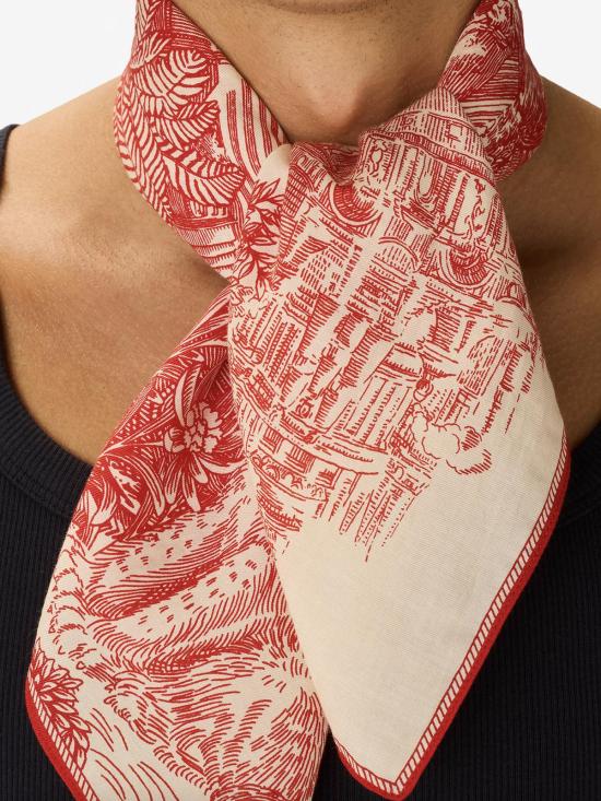  이누이 에디션 머플러/스카프 Inoui Editions Square 65 피라네시 스카프 - INOUI EDITION