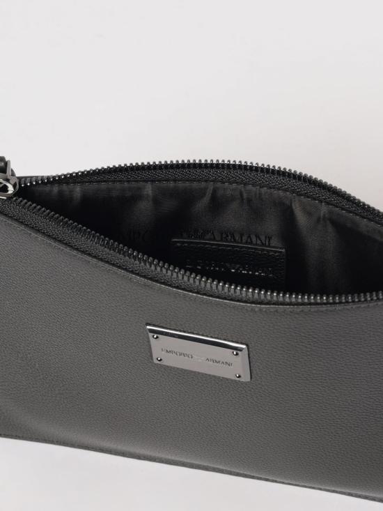 26SS 엠포리오 아르마니 클러치/파우치 EM004545AF13788 UC001 Black - EMPORIO ARMANI