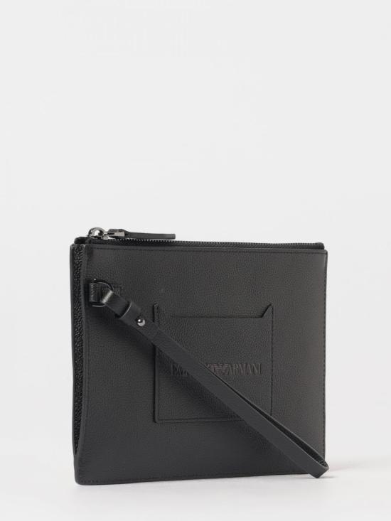 26SS 엠포리오 아르마니 클러치/파우치 EM004545AF13788 UC001 Black - EMPORIO ARMANI