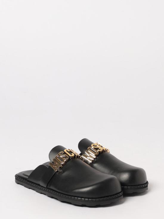26SS 모스키노 뮬/슬리퍼 MB10162G0OGA0 000 Black - MOSCHINO