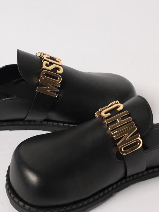 26SS 모스키노 뮬/슬리퍼 MB10162G0OGA0 000 Black - MOSCHINO