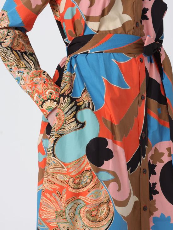 26SS 에트로 롱 원피스 WRDA0029AKI91 X0884 Blue - ETRO