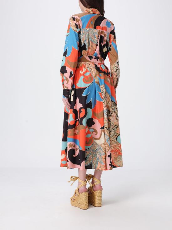 26SS 에트로 롱 원피스 WRDA0029AKI91 X0884 Blue - ETRO