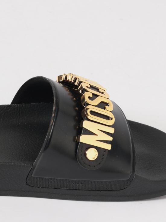 26SS 모스키노 뮬/슬리퍼 MB28032G0OG11 000 Black - MOSCHINO