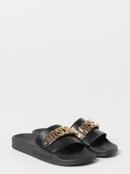 26SS 모스키노 뮬/슬리퍼 MB28032G0OG11 000 Black - MOSCHINO