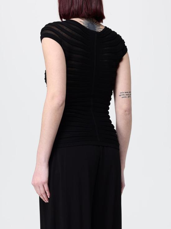 26SS 엘리자베타프랜치 스웨터 MK06T62E2 110 Black - ELISABETTA FRANCHI